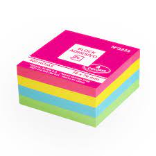 BLOCK ADHESIVO 76X76 X400 COLORES