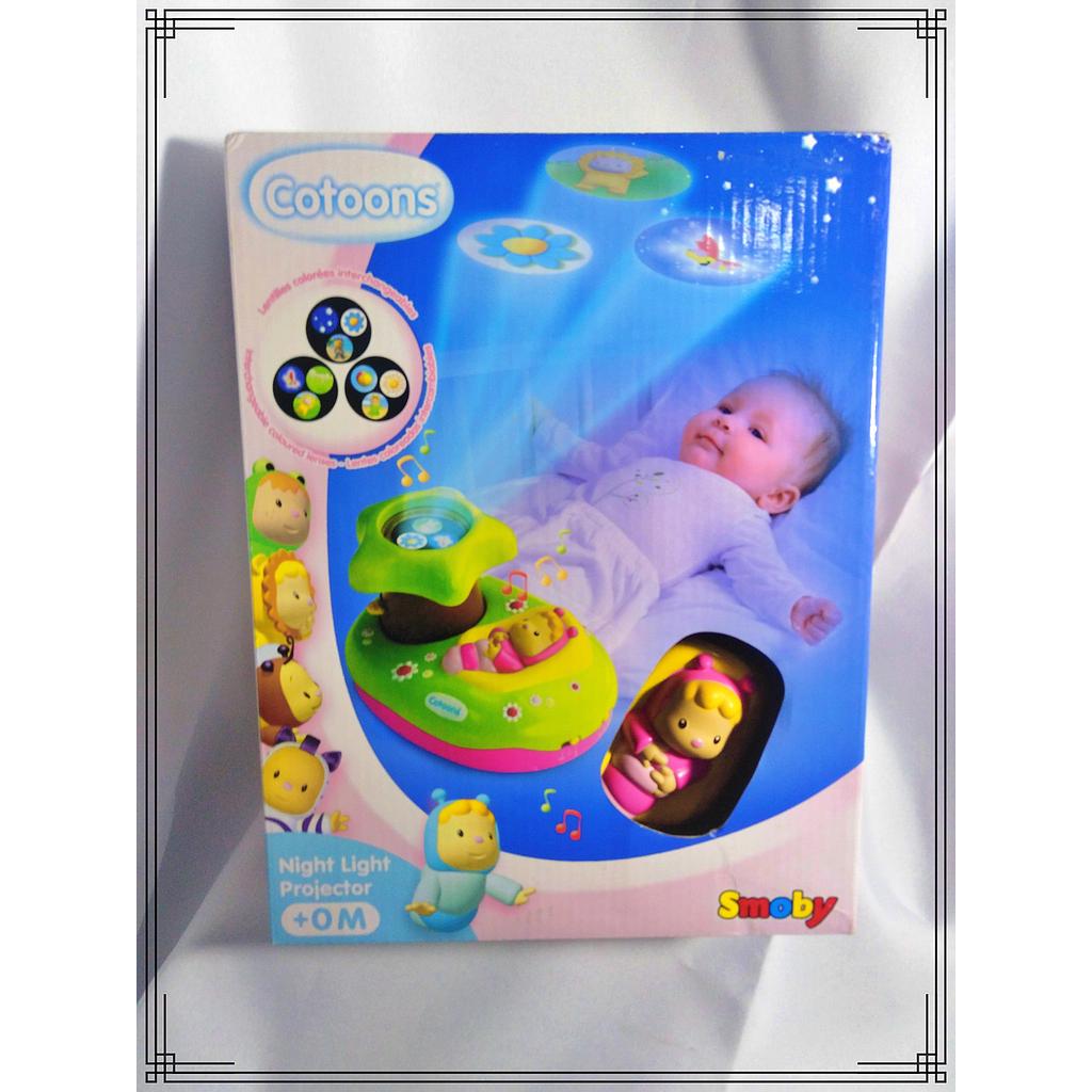DORMIDERA C/PROYECTOR CATOONS