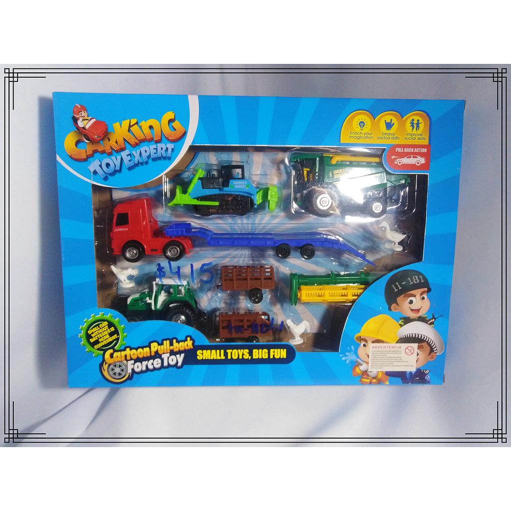 JUEGO DE MAQUINAS DEL AGRO CAR KING