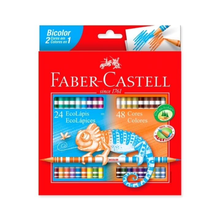 LAPIZ COLOR X24 L. FABER BICOLOR