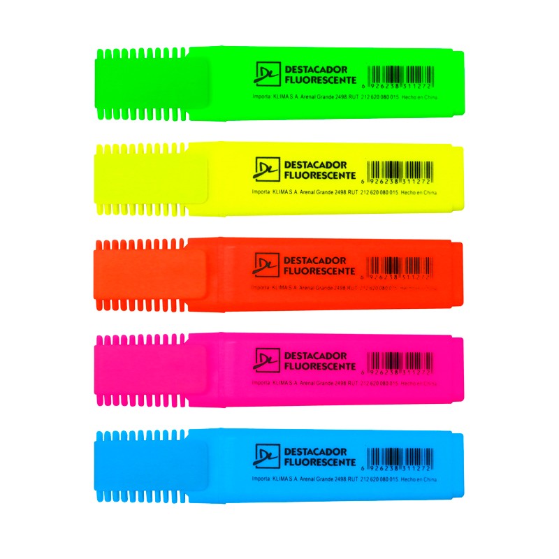 MARCADOR FLUO ECON. ROSADO