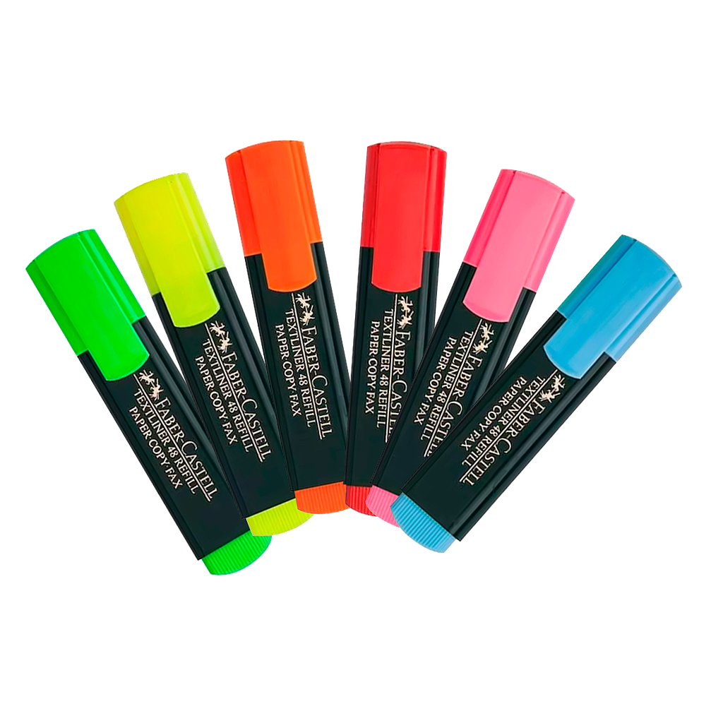 MARCADOR FLUO FABER  AMARILLO