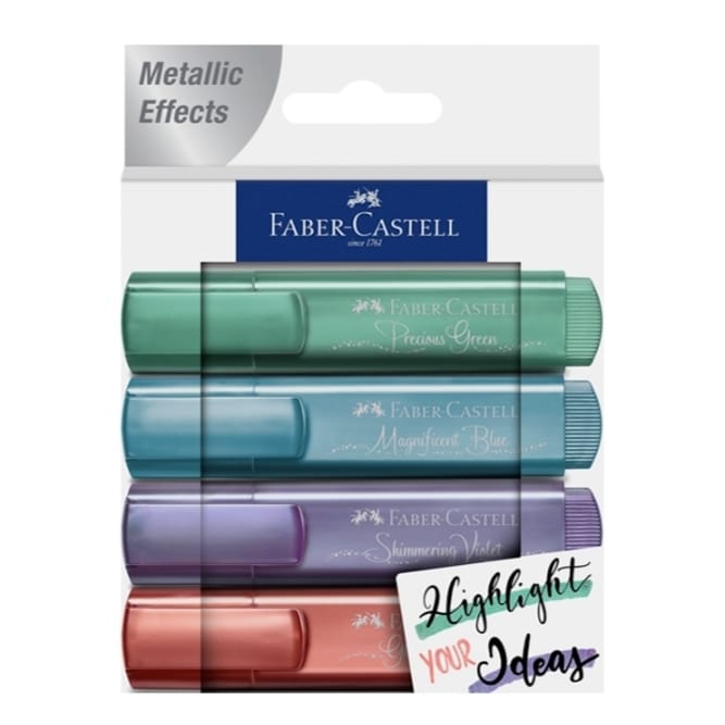 MARCADOR X4 FABER METALICOS