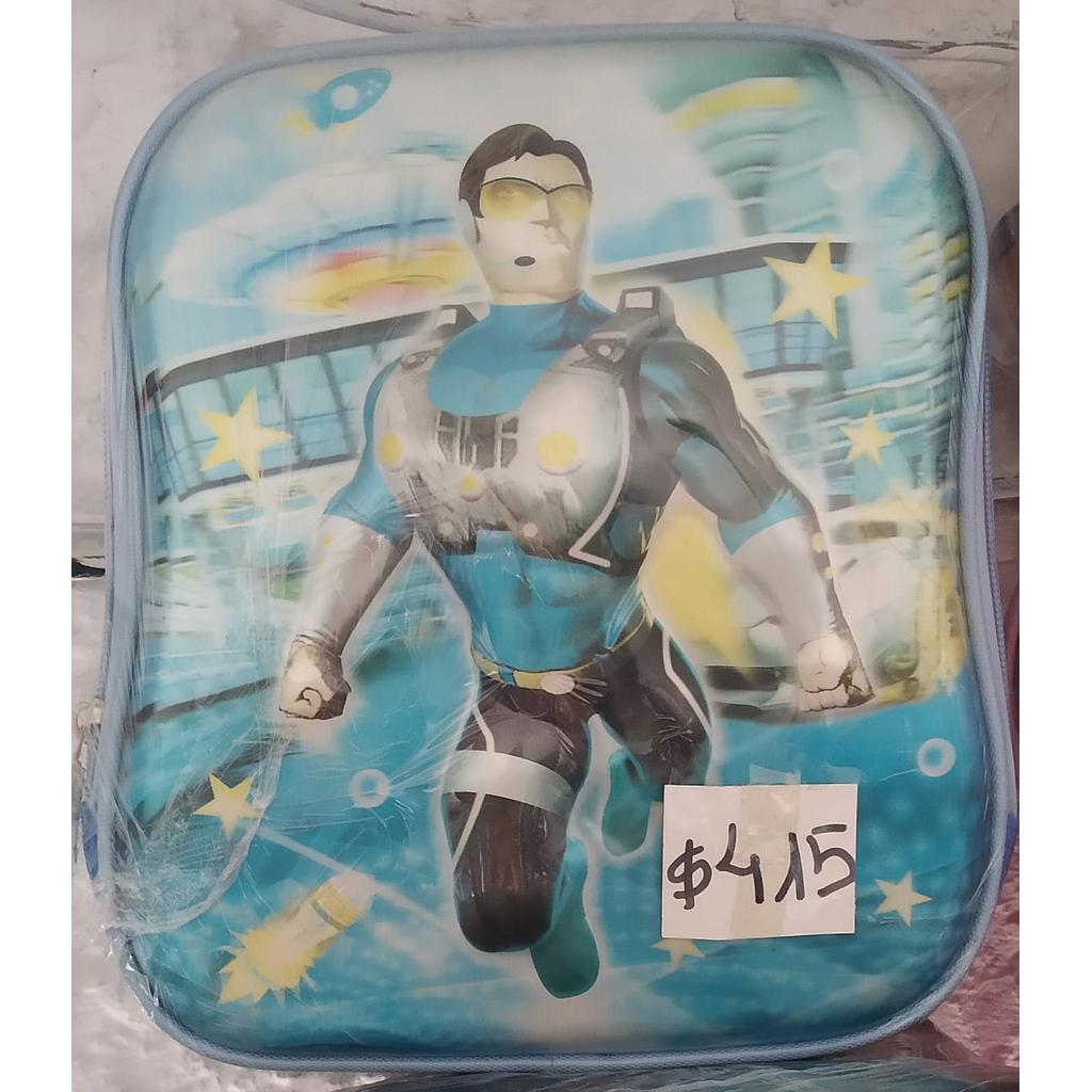 MOCHILA 1C. CHICO FRENTE PVC DURO 3D ..