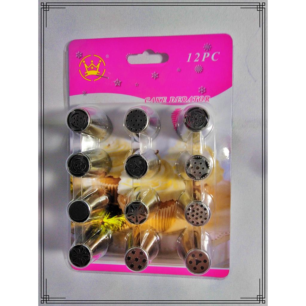 PUNTEROS X12 METAL CON FORMAS