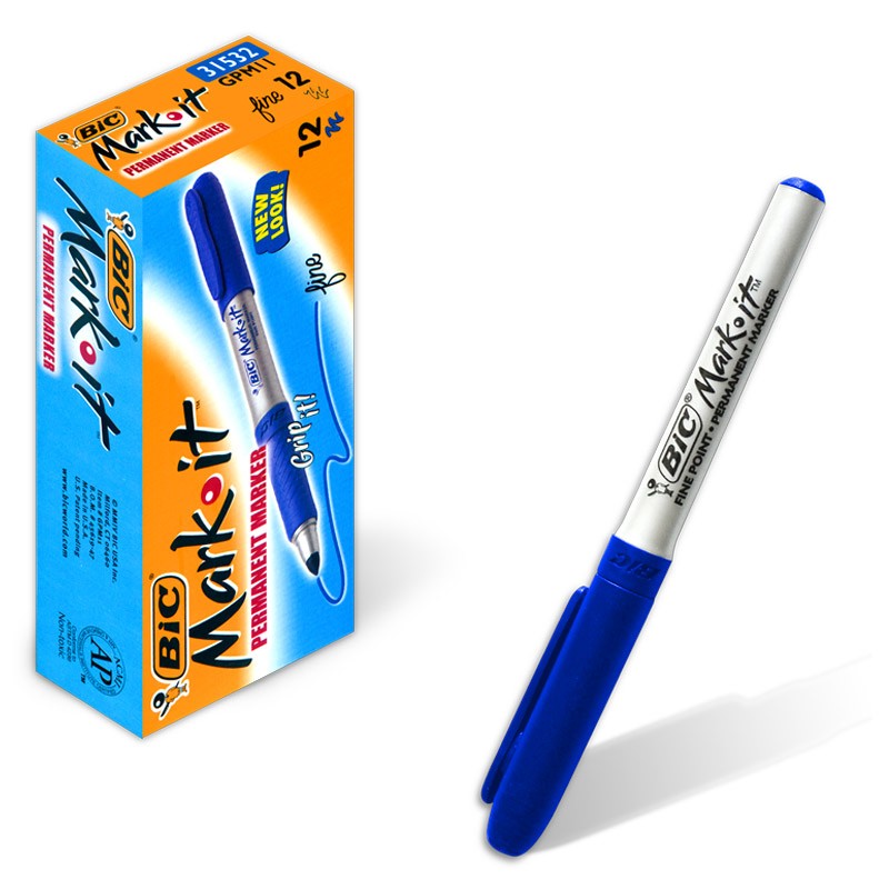 MARCADOR PERMANENTE BIC FINO NEGRO